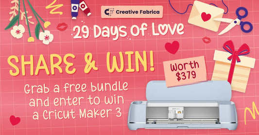 Crafters Unite: Celebrate 29 Days of Love with Creative Fabrica's Spectacular Offer!